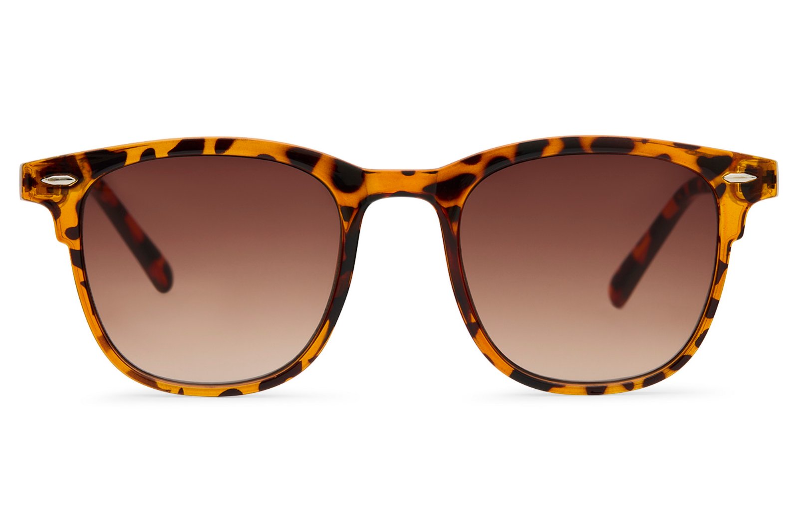 retro style unisex leopard print sunglasses