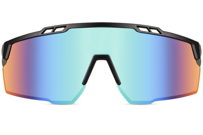 unisex-mirrored sports sunglass with uv400 protection