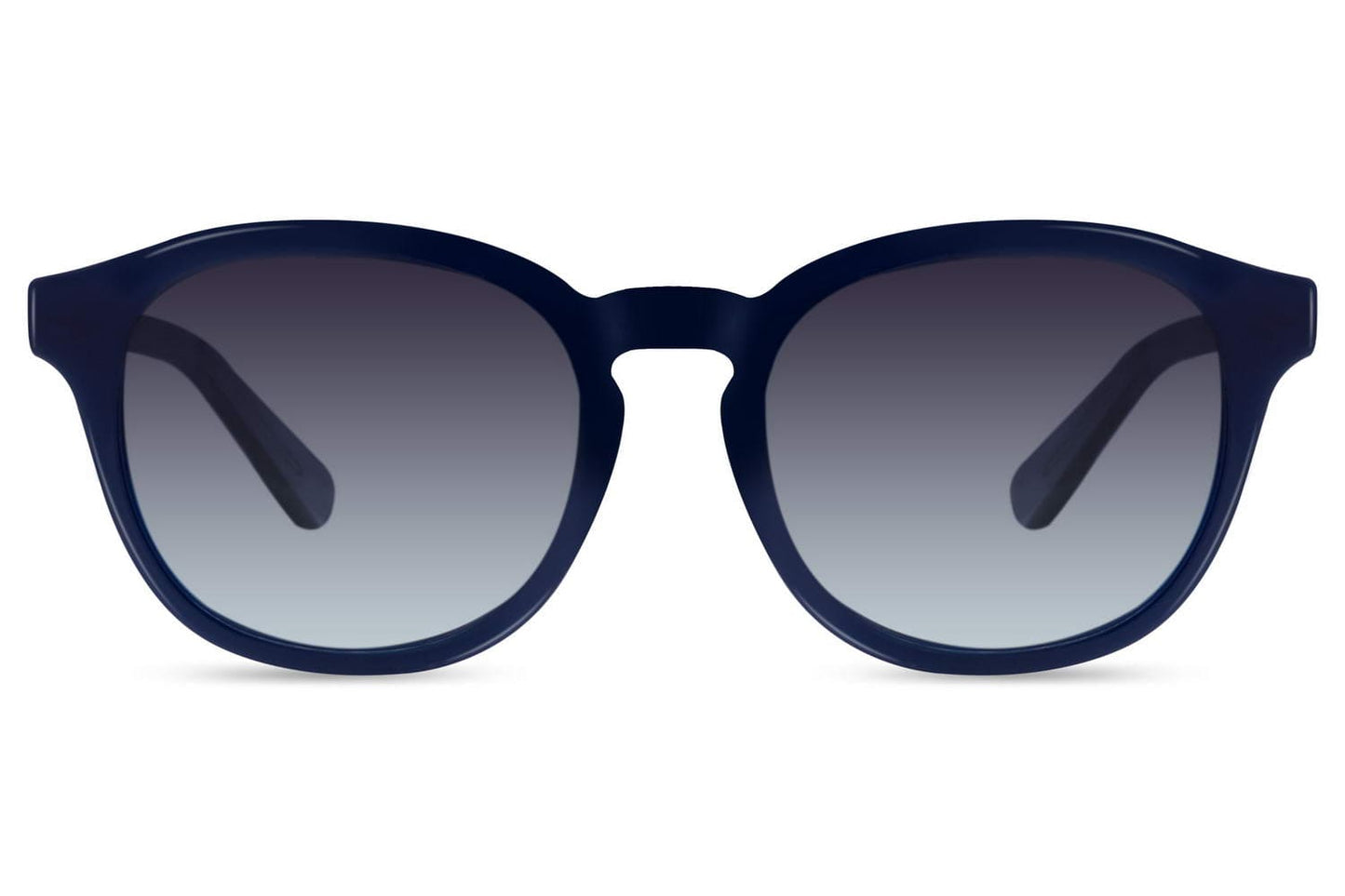 Unisex polarised round sunglasses dark navy acetate frame polarised 1.1mm TAC smoke lens 100% UV protection men women anti-glare driving hiking outdoor summer city free UK Europe delivery Sunglass Station