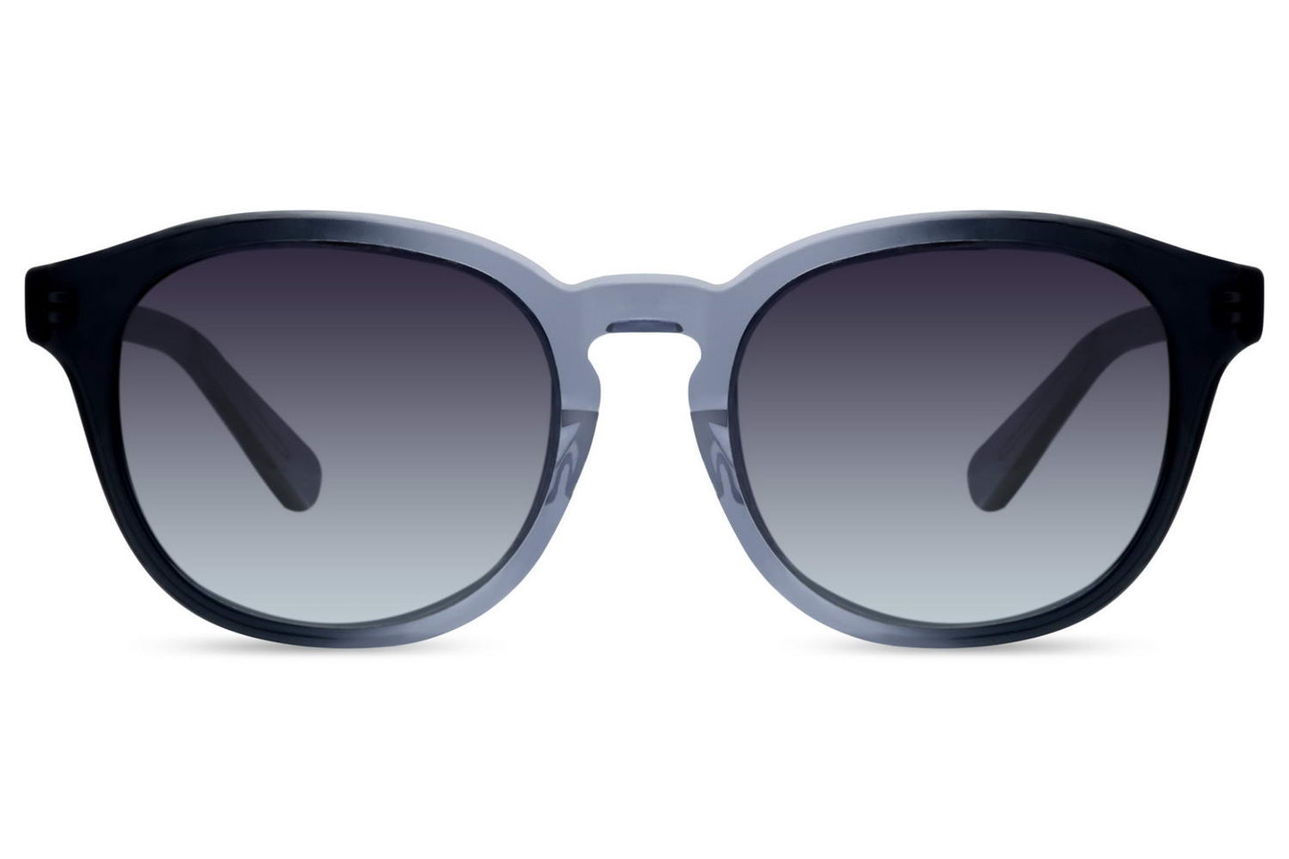 Unisex polarised round sunglasses grey blue acetate frame smoke 1.1mm TAC polarised lens 100% UV protection men women anti-glare sophisticated minimalist summer city everyday wear free UK Europe shipping Sunglass Station