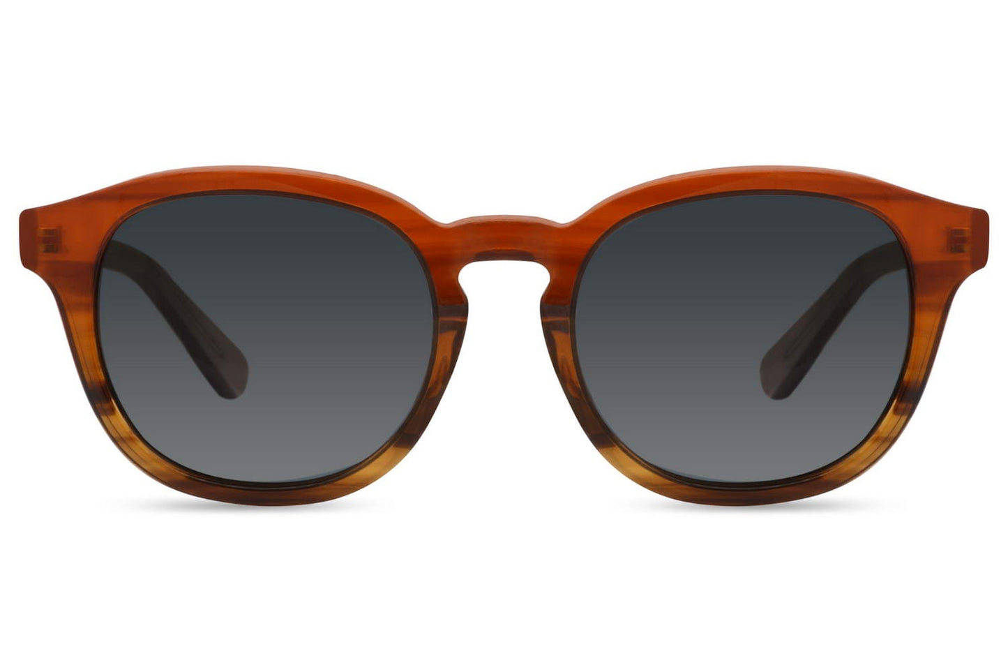 Unisex polarised round sunglasses orange rust acetate frame polarised TAC lens lightweight 100% UV protection men women bold retro anti-glare comfortable all-day summer beach festival free UK Europe shipping Sunglass Station