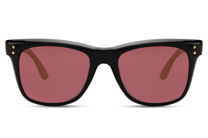 red tinted lens sunglasses provides 100% uv protection, lightweight and easy to carry