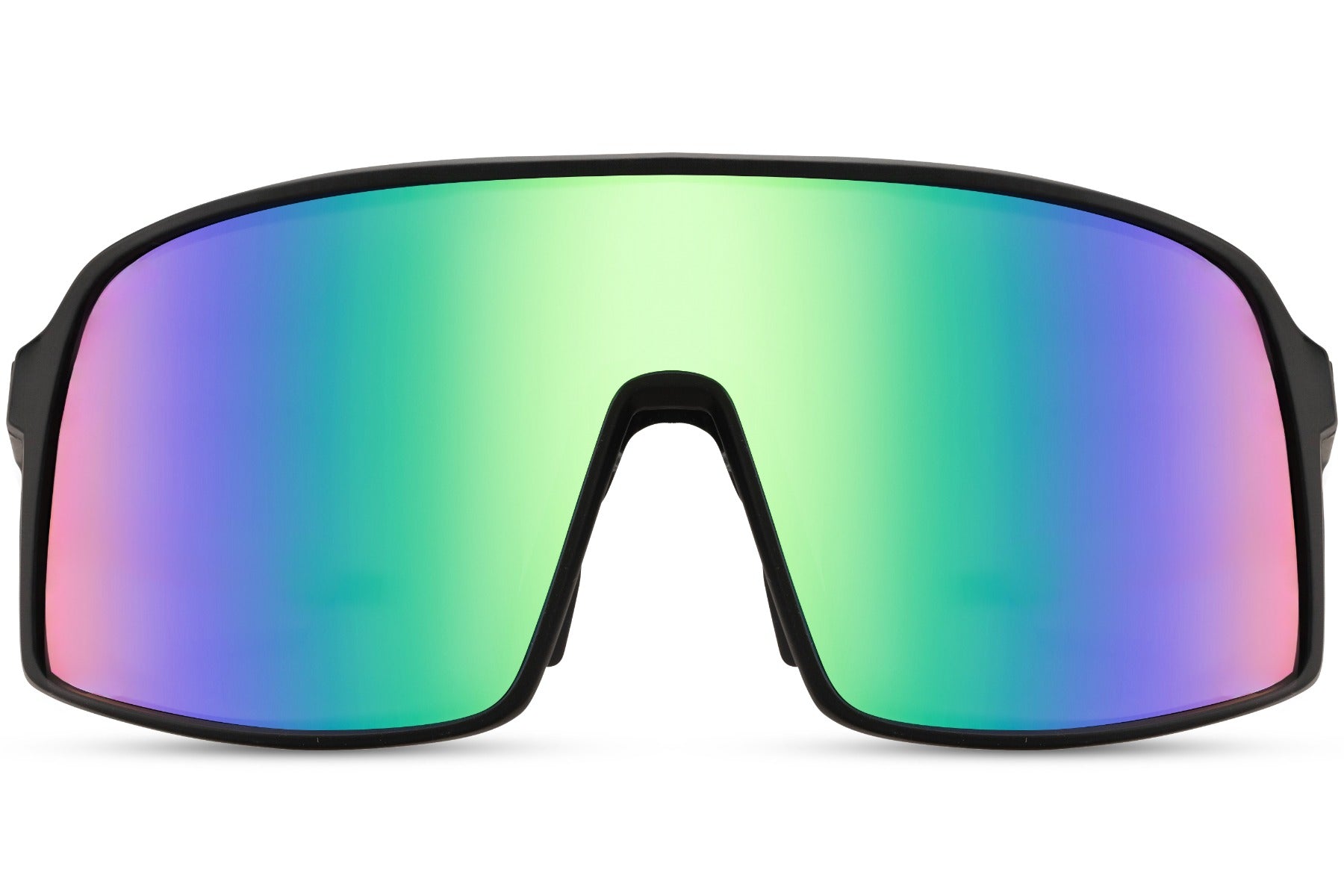 unisex shield sports sunglasses with uv400 protection