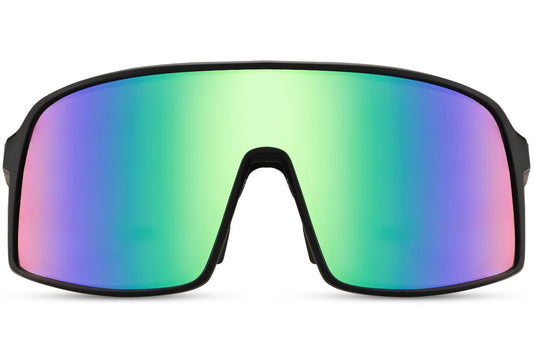 unisex shield sports sunglasses with uv400 protection