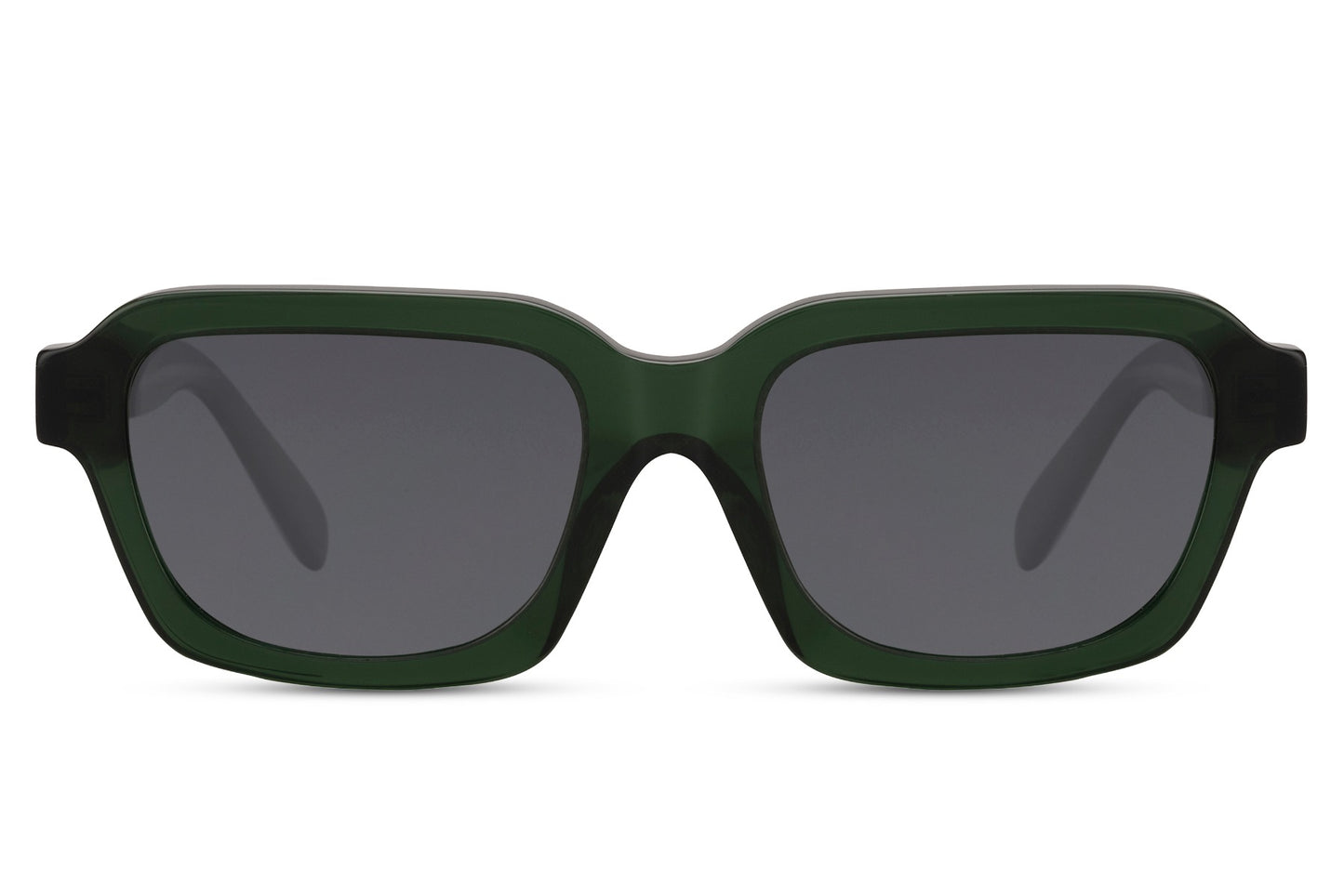 Urban polarized rectangle sunglasses for men and women with charcoal grey acetate frame and black polarized TAC lens – tough minimalist retro rectangle shades for sports and outdoor activities, free delivery across UK and Europe from Sunglass Station