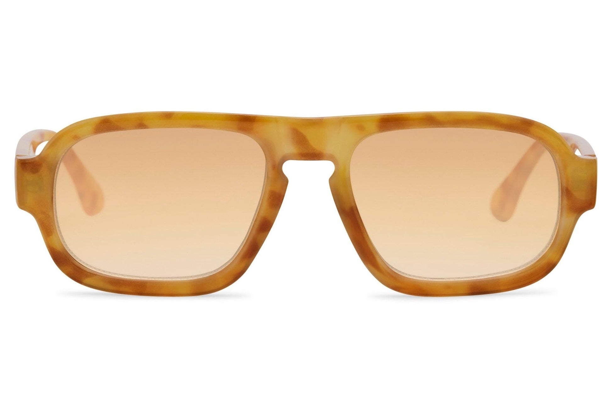 Vintage rectangle sunglasses for men with havana tortoiseshell polycarbonate frame and amber yellow tinted lens – classic 70s-inspired retro rectangle shades for city wear and summer holidays, Sunglass Station free UK and Europe delivery