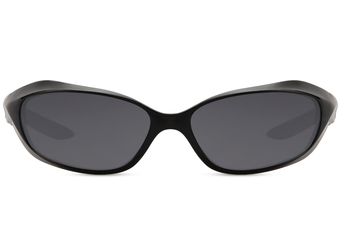 black frame visor wrap party sunglasses — architectural boho crossover eyewear for men and women, the wrap silhouette that moves from beach clubs to rooftop bars without changing pace, free delivery UK & Europe