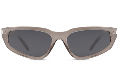 taupe visor wrap party sunglasses — luxury sport-fashion crossover eyewear for men and women, free delivery across UK & Europe, 100% UV400 protection